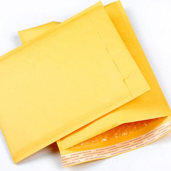 

(130*230mm) 10pcs/lots bubble mailers padded envelopes packaging shipping bags kraft bubble mailing envelope bags