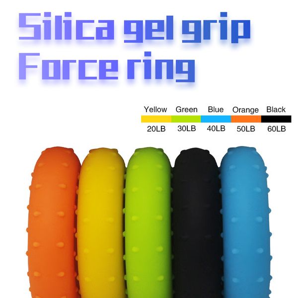 

silicone portable hand grip gripping ring carpal expander finger trainer grip strength rehabilitation stress ring ball
