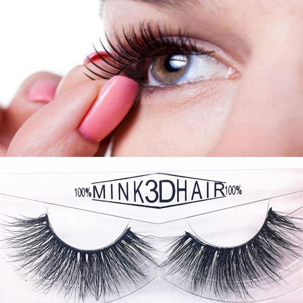 

false eyelashes 1 pair luxury 3d lashes fluffy strip long natural party 802