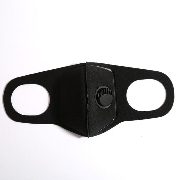 

мужчины женщины против пыли маска против загрязнения рм2,5 лица рот респиратор черный дышащий valve mask filter 3d cover mouth