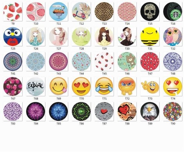 

shipping phone cell grip universal expandable blue holder high bag with 2018 patterns opp dhl package quality 3,000 stand pt2009 przqc