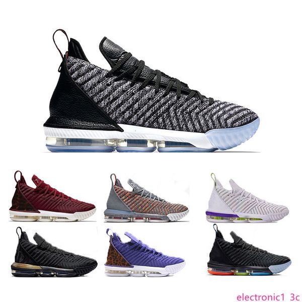 

luxury xvi 16s james basketball shoes mens brand designer equality home oreo white court purple multicolor training shoes size 7-12, Black