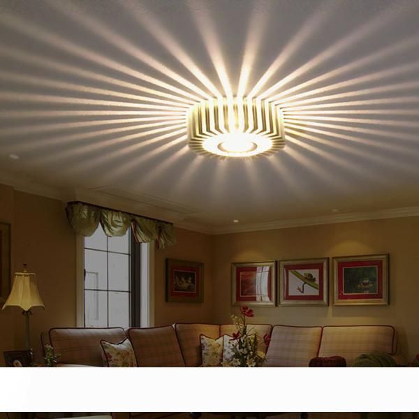 

3W LED wall light silver porch decoration sun flower lamp AC100-240V shadeless for indoor LED wall lamp sconce living room bedroom lighting