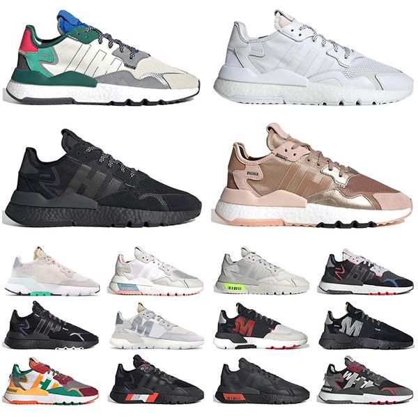 

white mountaineering gold nite jogger night mens running shoes sns collegiate green core black cloud white joggers men women sports sneakers