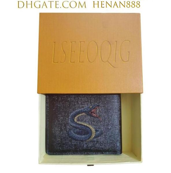 

2020 new lseeoqig bag billfold plaid pattern women wallet men pures high-end have wallet with box 6022 002, Red;black