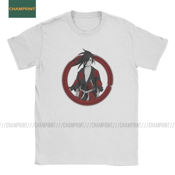 

hyakkimaru dororo t-shirt men anime manga japan sword naruto demon biwamaru katana cotton tees short sleeve t shirts plus size