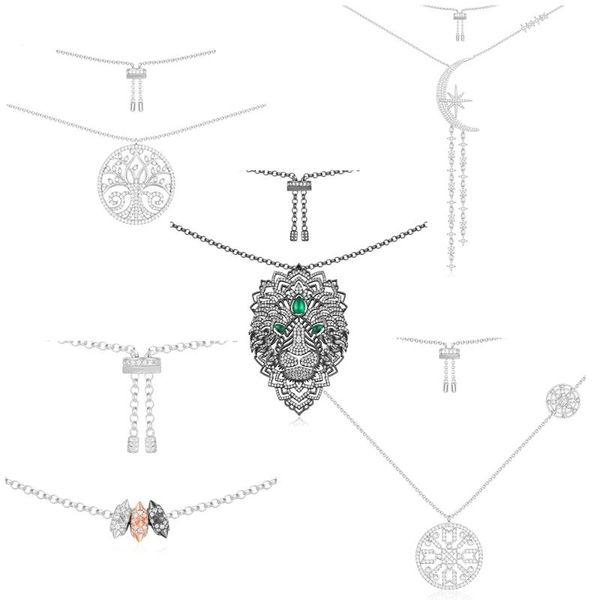 

2020 new high-quality charm hÃ©risson mandala tree of life fÃ©roce female neutral series necklace suitable for party gifts, Silver