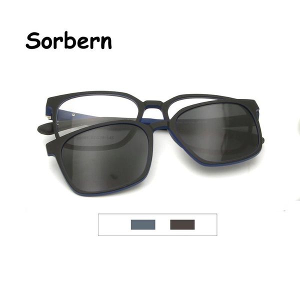 

tr90 оптические очки кадр с sunglass магнит мужчины поляризованные polaroid клип на солнцезащитные очки вождения площади солнцезащитные очки, White;black