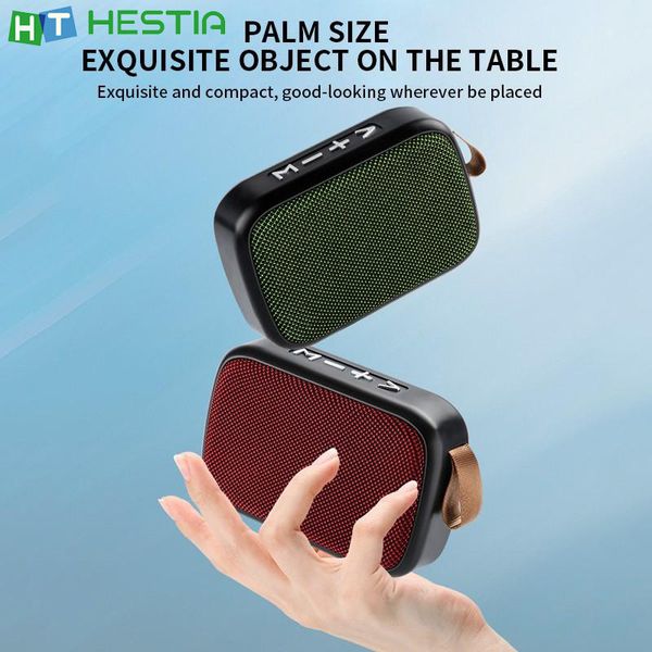

g2 portable bluetooth wireless speaker fm radio hands-support aux tf hifi sound outdoor indoor light music loudspeaker