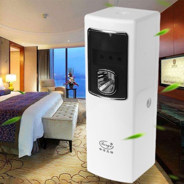 

automatic led light sensor aerosol air freshener digital spray dispenser perfume