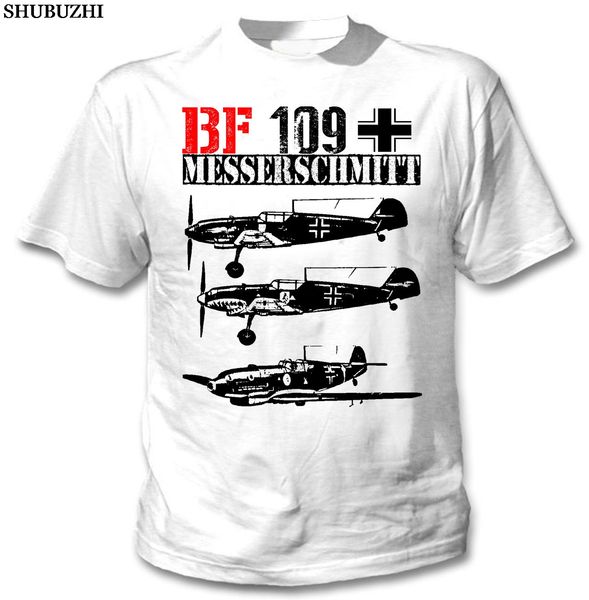 

shubuzhi men's fashion messerschmitt bf 109 germany wwii - new amazing graphic tshirt- s-m-l-xl-xxl print t shirts men