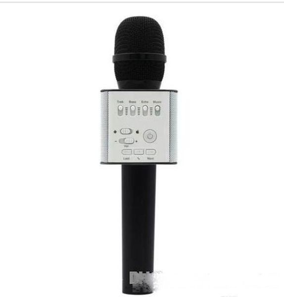 

q9 bluetooth wireless microphone portable handheld wireless ktv karaoke player dual horns loudspeaker speaker good