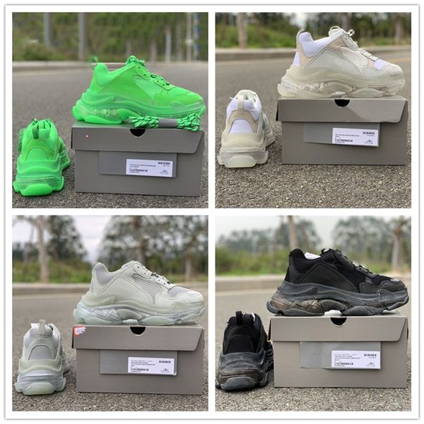 

new fashion dad designer shoes triples-s hybrids technology half palm classic 17fw cushion sneakers size us 5-11