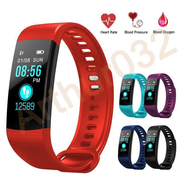 

cgjxs y5 color screen smart wristband fitness tracker sport smart band blood pressure oxygen heart rate smart bracelet for iphone samsung