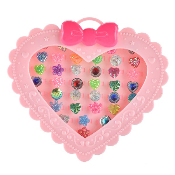 

12 in 1 play house toys girl jewelry box earrings ring beauty fashion house toys 2020 selling gift of the child