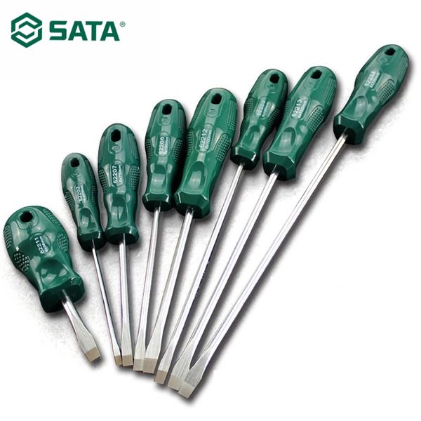 

sata slotted screwdriver 3.2mm 5mm disassemble repair tool flat mouth large screwdriver batch small 62202-62221