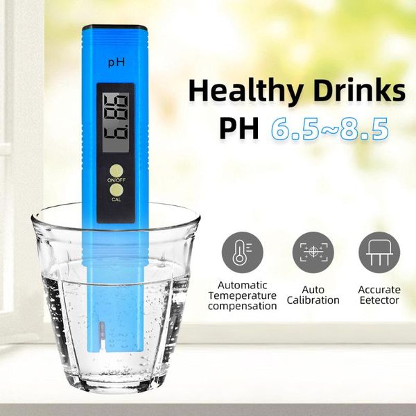 

meters high accuracy 0.01 ph meter with automatic calibration water quality tester for fish tank, pool, wine and drinking 44%off
