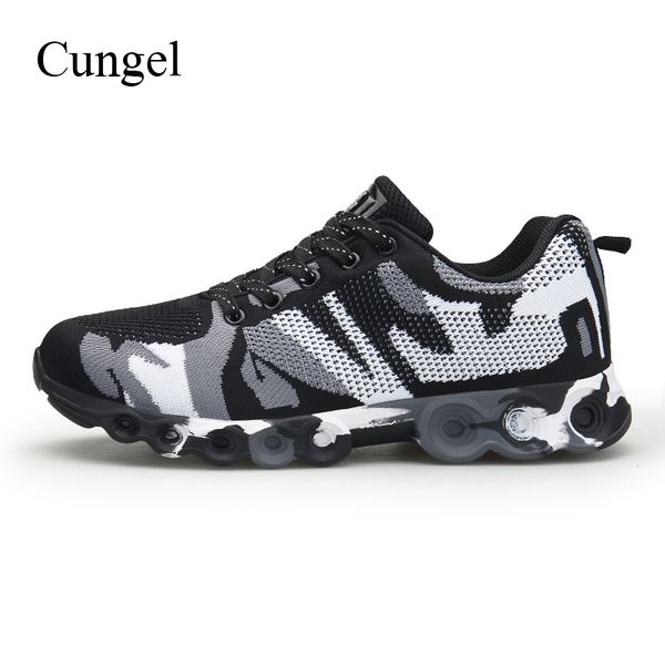 

cungel sneakers men outdoor camouflage shoes trekking hiking shoes mountain climbing breathable anti-skid