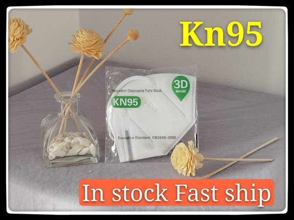 

DHL Free Ship KN95 mask five-layer structure, odorless, pollution-free non-woven disposable folding mask PM2.5 dustproof and windproof respi