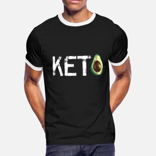 

keto diet t shirt men designing cotton o-neck letters cute new style summer style outfit shirt