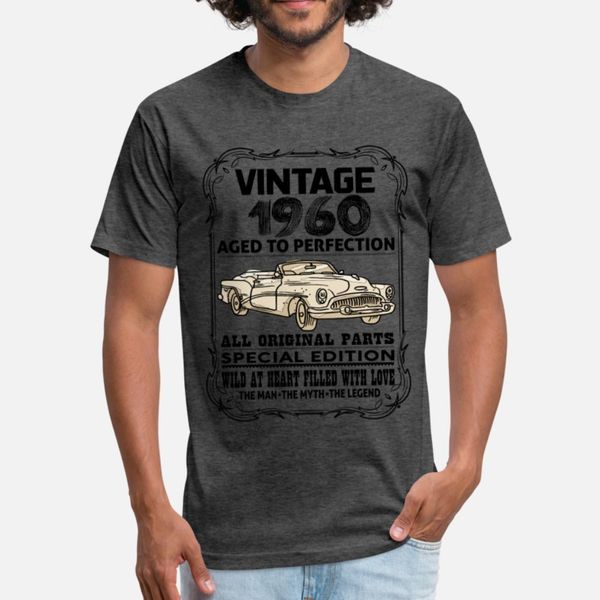 

vintage 1960 aged to perfection t shirt men printed short sleeve size s-3xl letter anti-wrinkle new fashion summer style cool shirt
