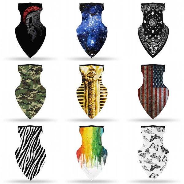 

animal camouflage neck gaiters washable starry sky magic scarf reusable breathable face shield covers mask men women 5 8zt c2