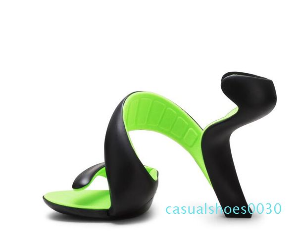 

2020 new women sandals summer fashion bottomless snake high heels platform sandals shoes woman wedding shoes women pumps c30, Black