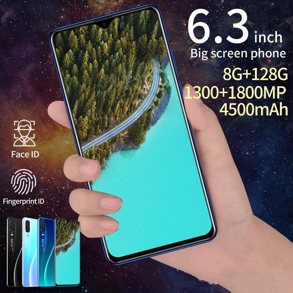 

low-priced p38pro smart android phone 8+128g quad-core factory wholesale direct cross-border new explosive mobile phone