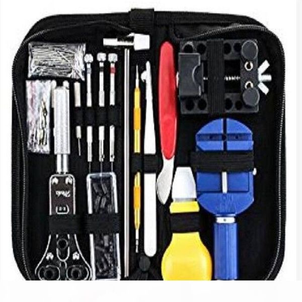 

147pcs watch link pin remover watchmaker case opener repair tool kit set opener link spring bar remover horlogemaker gereedschap