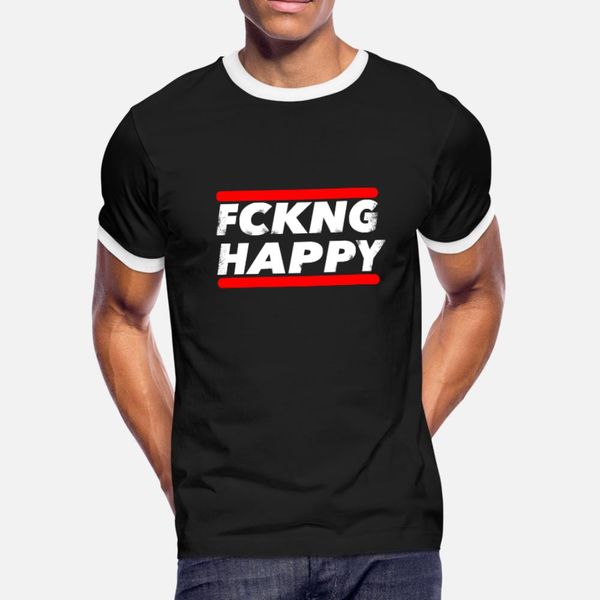 

i am fckng happy you too t shirt men designs tee shirt s-3xl male interesting building summer style vintage shirt