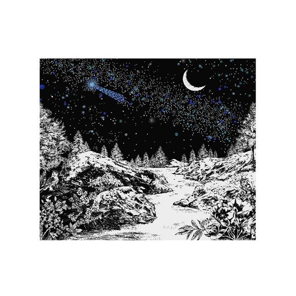 

landscape tapestry home decor gifts night sky printed starry wall hanging l