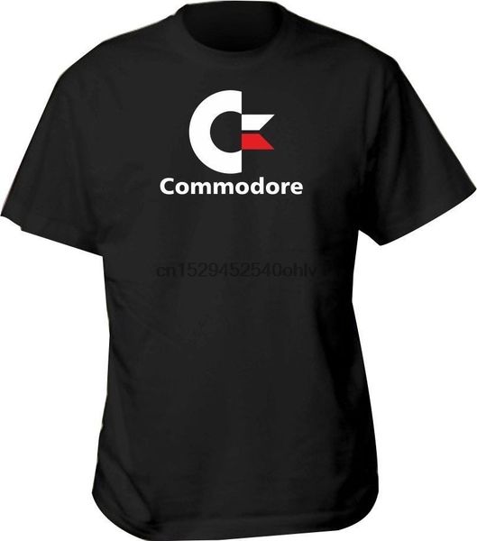 

commodore retro 64 computer video game c64 tee shirt mens round neck short sleeves bottoming t-shirt