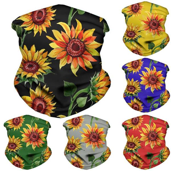 

sunflower hiking scarf sport headwear women reversible bandanas turban hand band magic scarves outdoor cycling headband#p40, Blue;gray