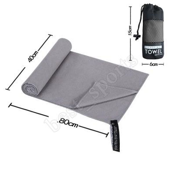 

wholesale-outdoors microfiber travel towel quick-drying sports towel absorbent swimming bath towel for camping travel beach 80*40cm