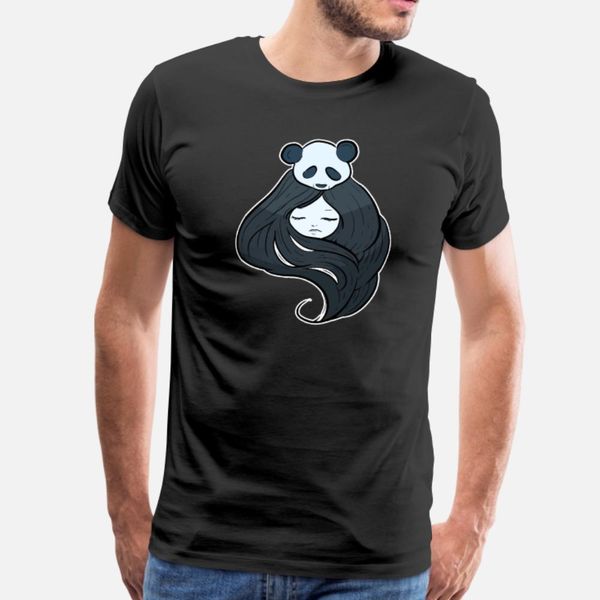 

girl animal panda panda lover gift t shirt men designs tee shirt s-3xl solid color sunlight authentic summer style outfit shirt
