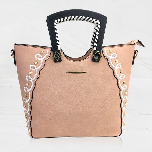 

women new fashion pu frosted durable classical elegance large capacity tote shoulder bag office daily