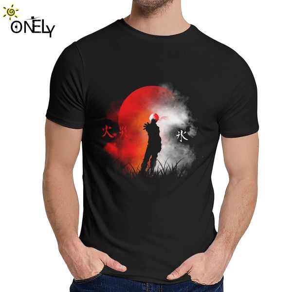 

новизна мультфильм my hero academia todoroki shoto лед и пламень майка