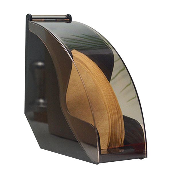 

fan shaped practical with lid dust proof coffee filter holder storage kitchen