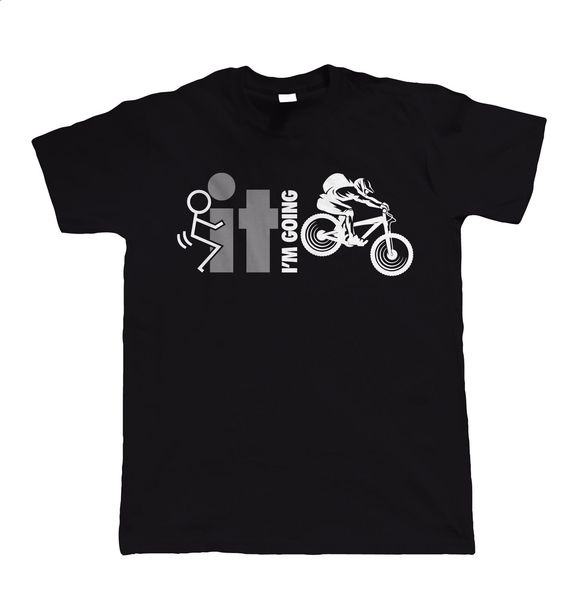 

f it i'm going mountain biking, mens t shirt mtb downhill singletrack gift 2019 summer brand clothing for men print tee shirt