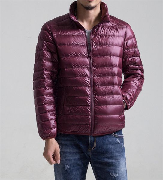 

new winter light down coat for men standing collar winter coat manufacturer wholesale casual down coat for men s-3xl, Black
