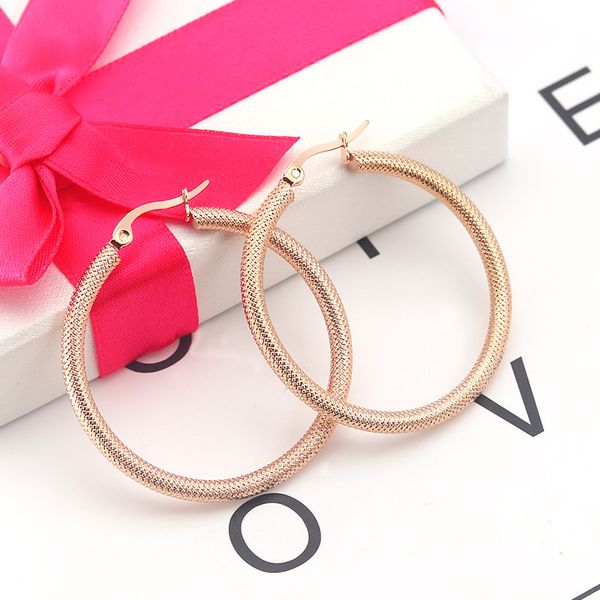 

rose gold earrings for women 2020 hoop piercing circle earrings women's boho jewelry korean drop earring wholesale accessories, Golden;silver