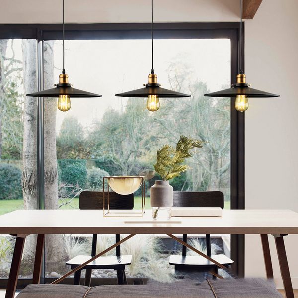 

edison loft style vintage industrial retro pendant lamp light e27 holder iron restaurant bar counter attic bookstore lamp