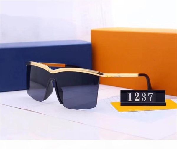 

luxury sunglasses designer sunglasses stylish fashion polarized mens women glasses model 1237 6 colors optional with box, White;black
