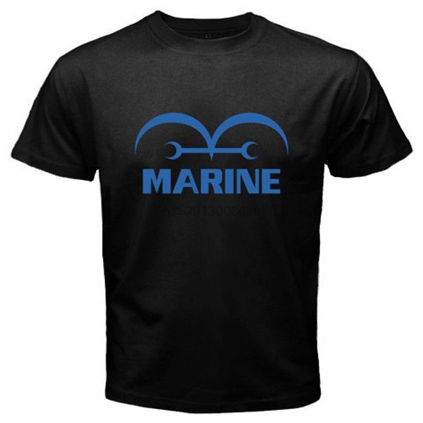 

new one piece marine logo anime menblack t shirt size s 3xl harajuku t shirt fashion classic unique