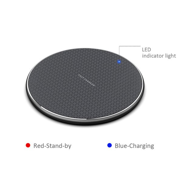 

2020 luxury wireless charger quick charger 5w 10w fast qi charging pad compatible for iphone samsung huawei 5g phone all qi devices