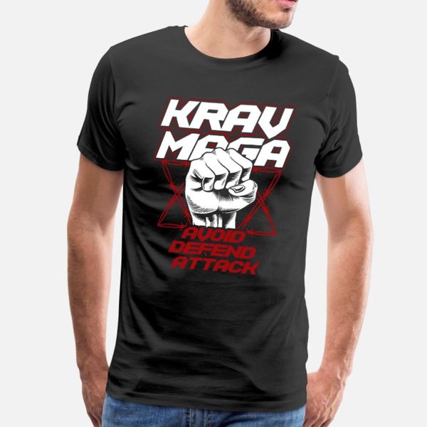 

krav maga avoid defend attacl t shirt men design cotton s-xxxl original graphic funny spring leisure shirt