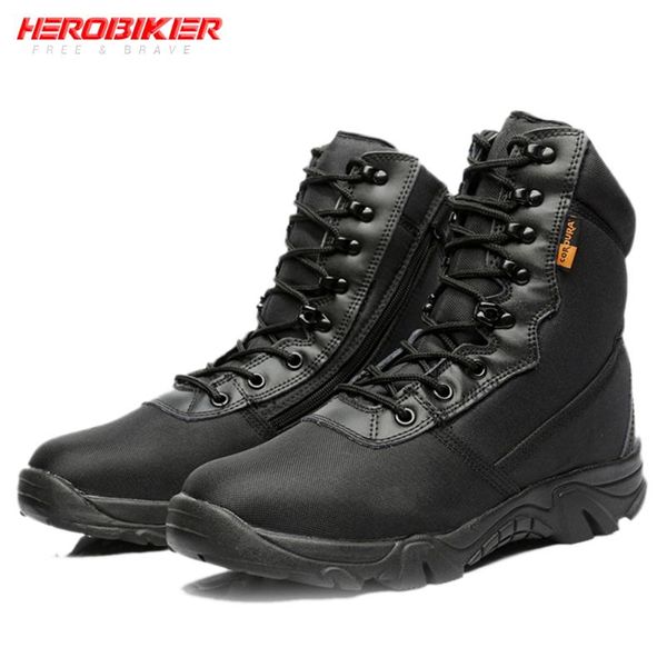 

motorcycle boots motocross riding boots non-slip quality special force tactical desert combat army work