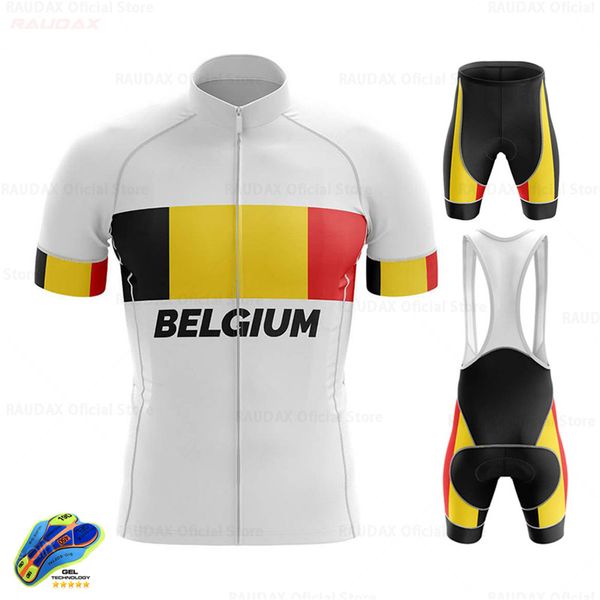 

belgium 2020 pro team cycling clothing set bike jersey 19d gel mens ropa ciclismo bicycle summer cycling jersey bike shorts, Black;blue
