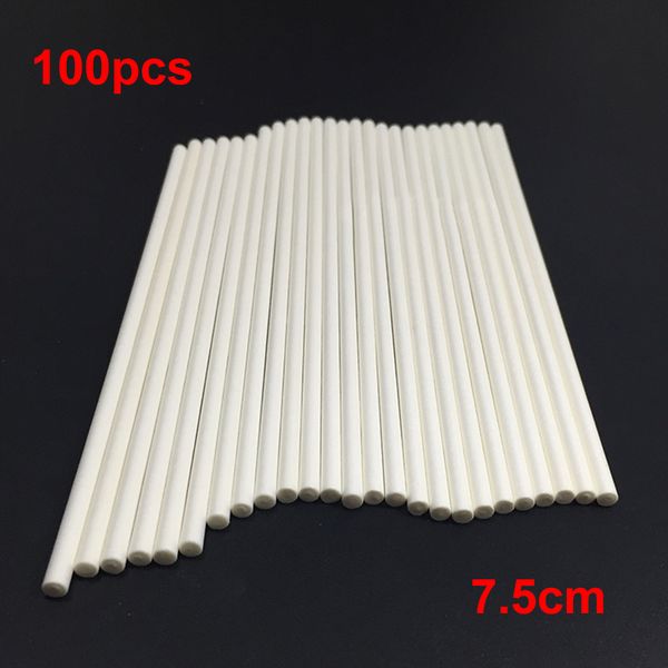 

50 / 100pcs lollipop making solid core paper sticks food grade rods