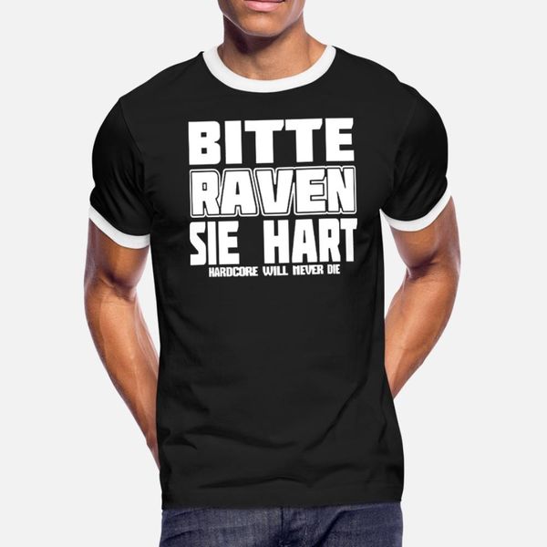 

bitte raven sie hart t shirt men design 100% cotton crew neck standard fitness basic spring autumn normal shirt